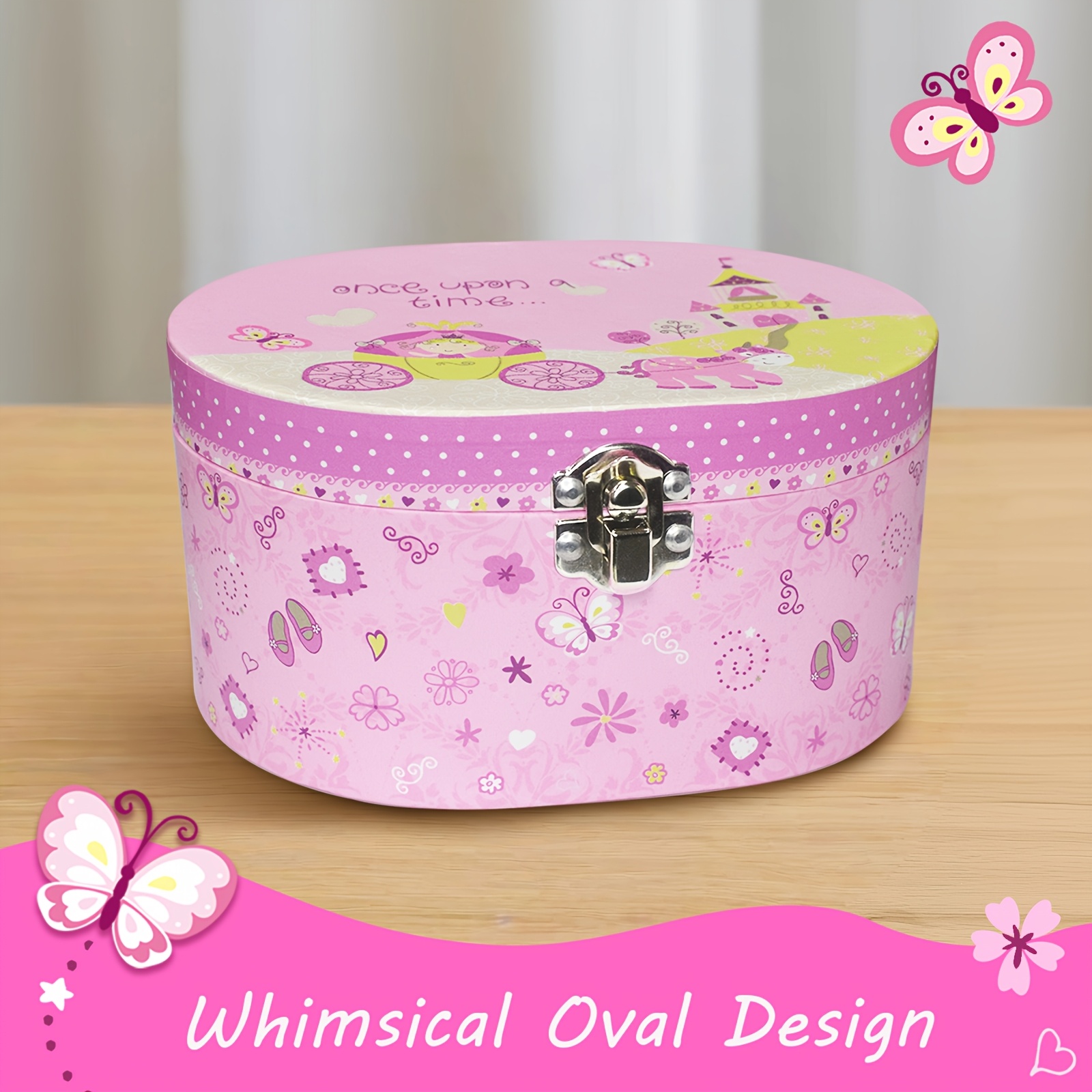 Unicorn Musical Jewelry Box with Rotating Figurine